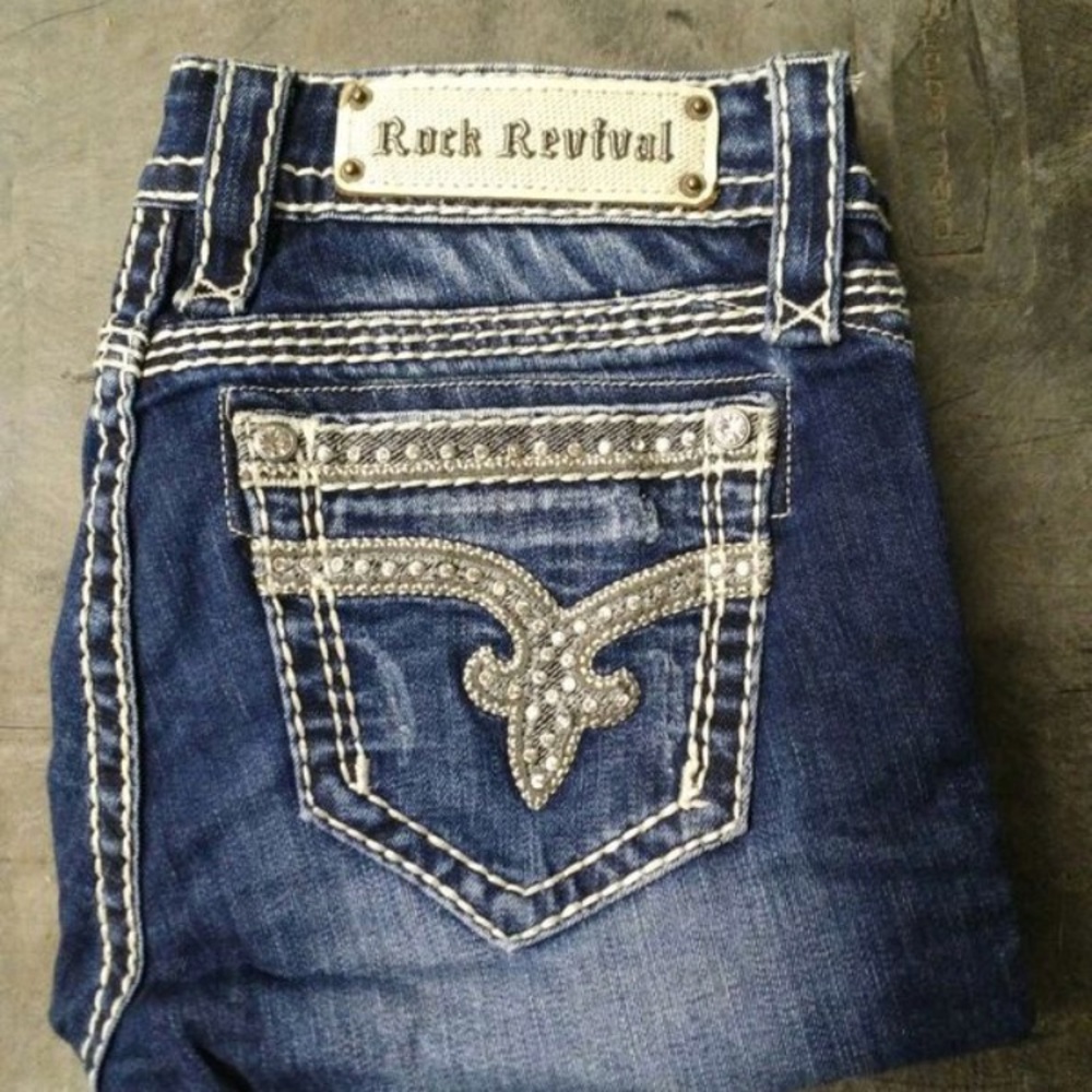 Rock Revival jeans sz 27, inseam 32"